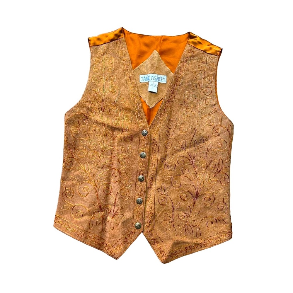 Vintage 90s Leather Vest